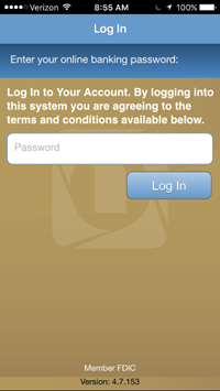 mobile login password