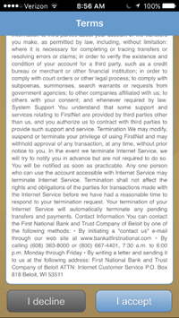 mobile terms and conditions