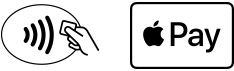 contactless and ApplyPay icons