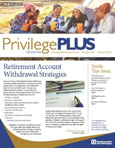 Privilege Plus Newsletter cover