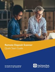 Remote Deposit Scanner Guide