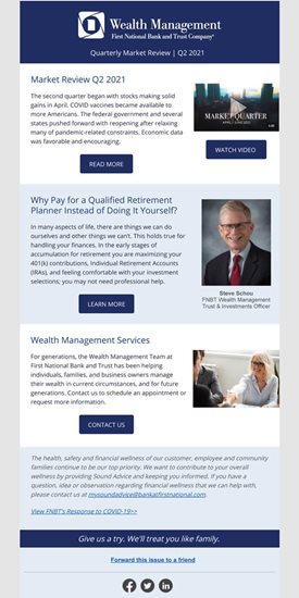 quarterly market review enews sample