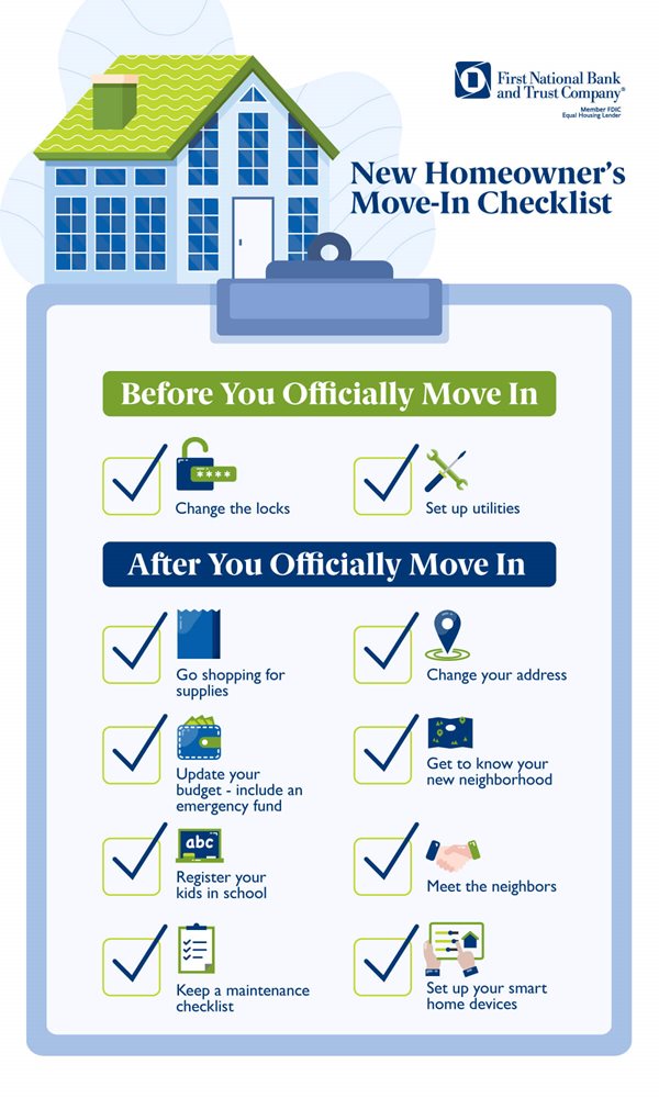 New House Checklist For The Supplies You Need