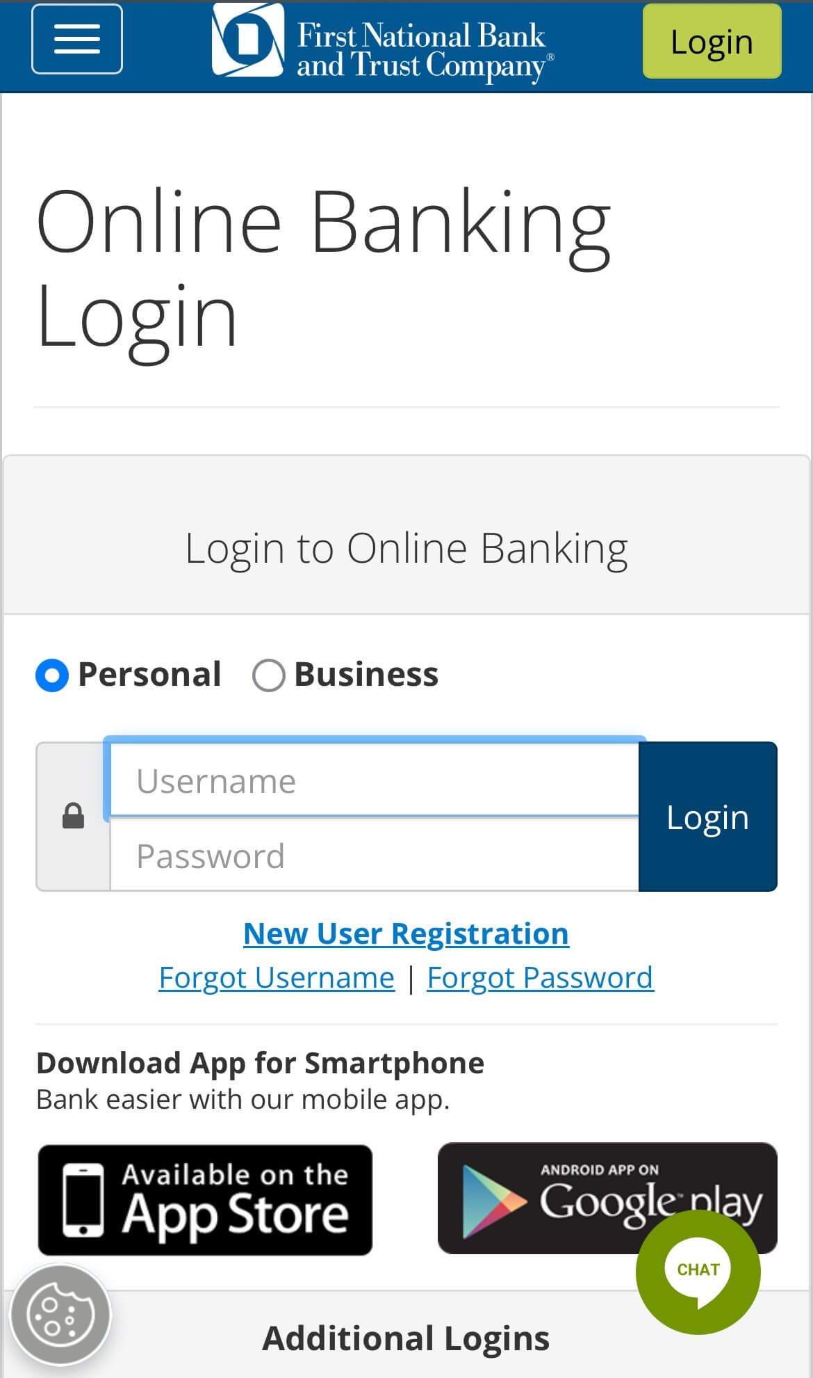 Mobile Banking Web